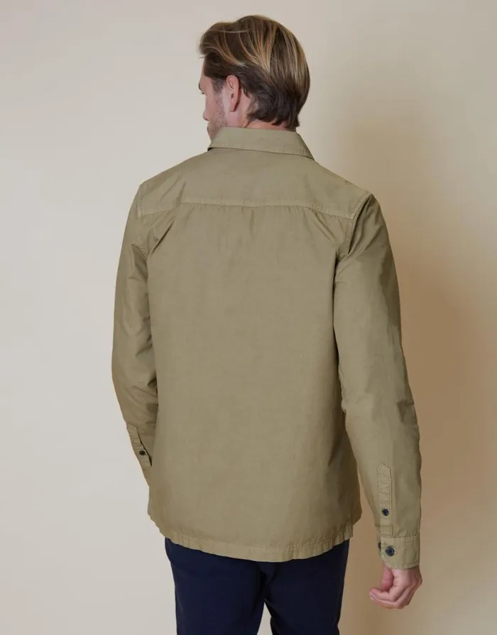 Men Stone Lightweight Shacket Threadbare Shirts Men Stone Lightweight Shacket Threadbare Shirts