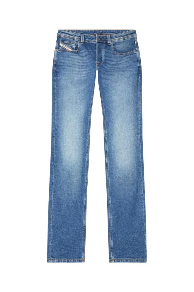 Men Straight Jeans 1985 Larkee 0enat Medium Blue Diesel Straight Men Straight Jeans 1985 Larkee 0enat Medium Blue Diesel Straight