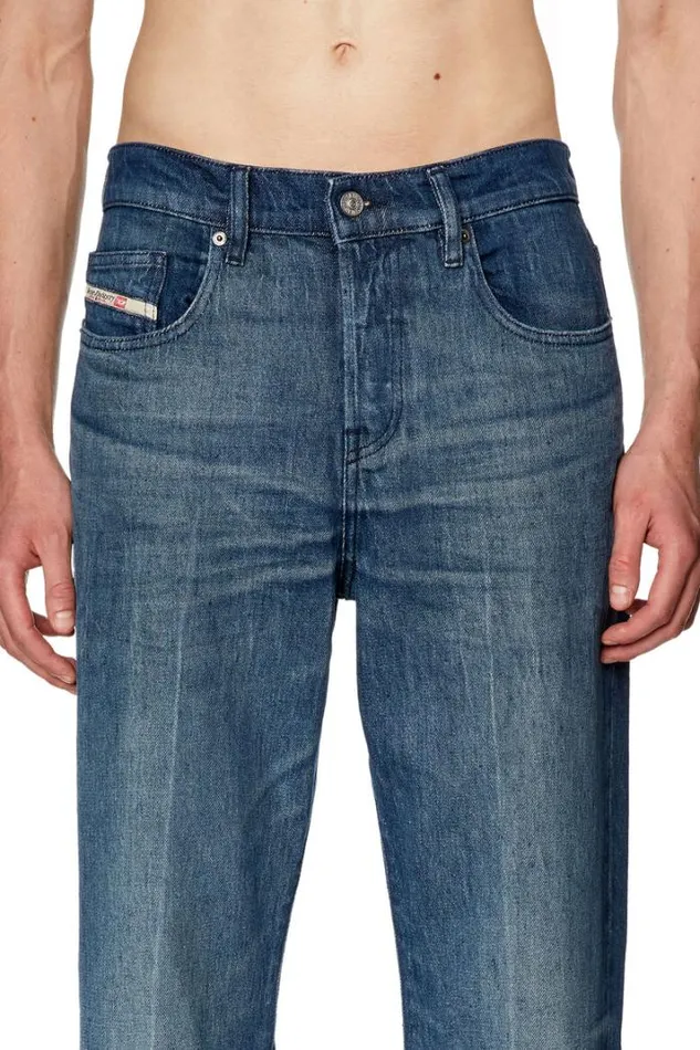 Men Straight Jeans 2020 DViker 0enam Medium Blue Diesel Straight Men Straight Jeans 2020 DViker 0enam Medium Blue Diesel Straight