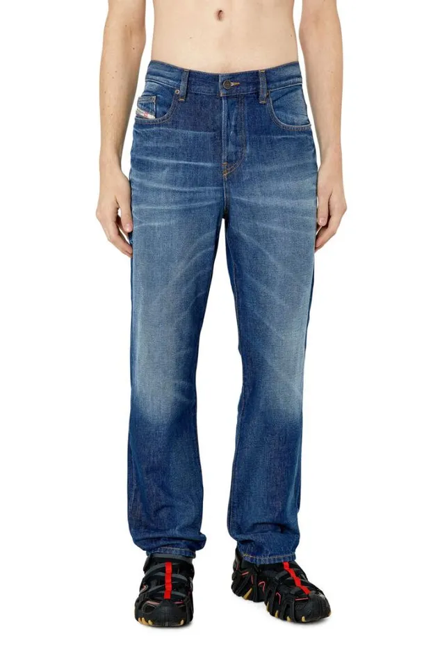 Men Straight Jeans 2020 DViker E9b85 Dark Blue Diesel Straight Men Straight Jeans 2020 DViker E9b85 Dark Blue Diesel Straight