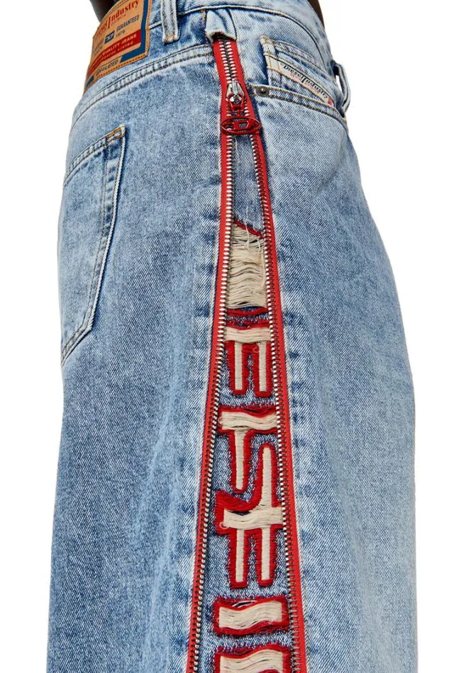 Men Straight Jeans DRise 09g47 Light Blue Diesel Straight Men Straight Jeans DRise 09g47 Light Blue Diesel Straight