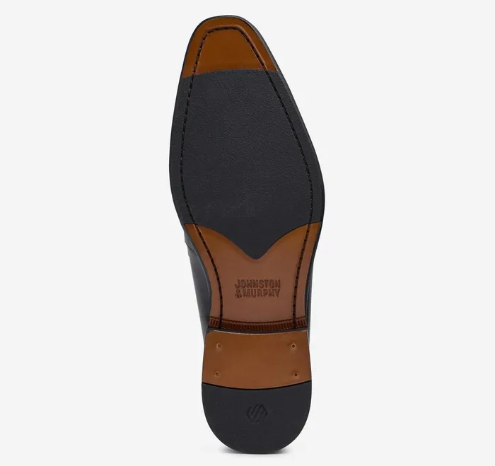 Men Sullivan Cap Toe Black Italian Calfskin JohnstonandMurphy Dress Shoes Men Sullivan Cap Toe Black Italian Calfskin JohnstonandMurphy Dress Shoes