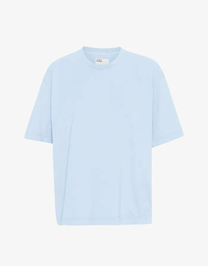Men TShirts Colorful Standard Oversized Organic TShirt Polar Blue