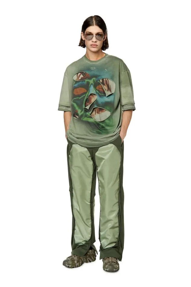 Men TWasy Green Diesel Tshirts