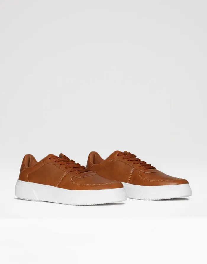 Men Tan Retro Raised Sole Casual Trainers Threadbare Trainers Men Tan Retro Raised Sole Casual Trainers Threadbare Trainers