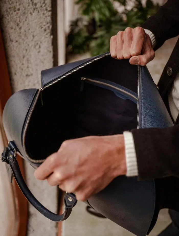 Men Travel Bags Bobbies Positano Deep Blue Men Travel Bags Bobbies Positano Deep Blue