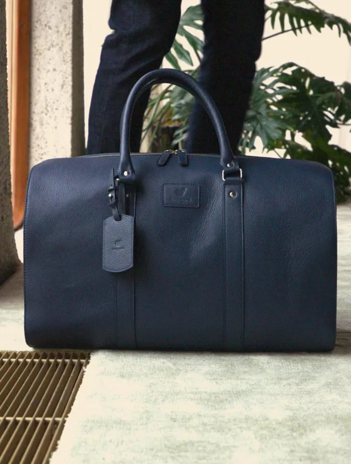 Men Travel Bags Bobbies Positano Deep Blue Men Travel Bags Bobbies Positano Deep Blue