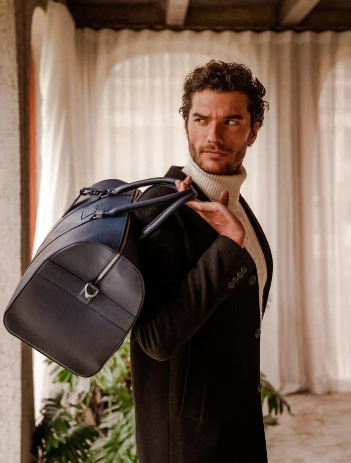 Men Travel Bags Bobbies Positano Deep Blue Men Travel Bags Bobbies Positano Deep Blue