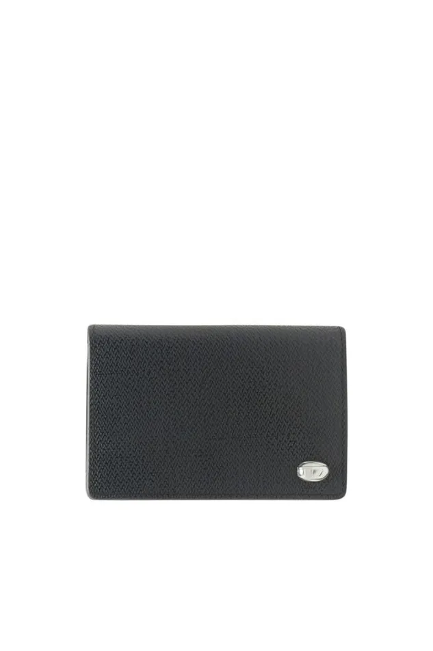 Men TriFold Coin S Black Diesel Wallets