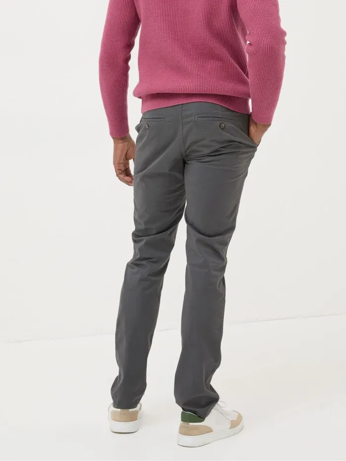 Men Trousers and Chinos Fat Face Grey Charcoal Slim Heyshott Chinos