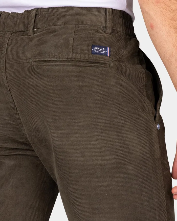 Men Trousers NZA New Zealand Auckland Corduroy Dark Green Chino 8211 Gravel Green Men Trousers NZA New Zealand Auckland Corduroy Dark Green Chino 8211 Gravel Green
