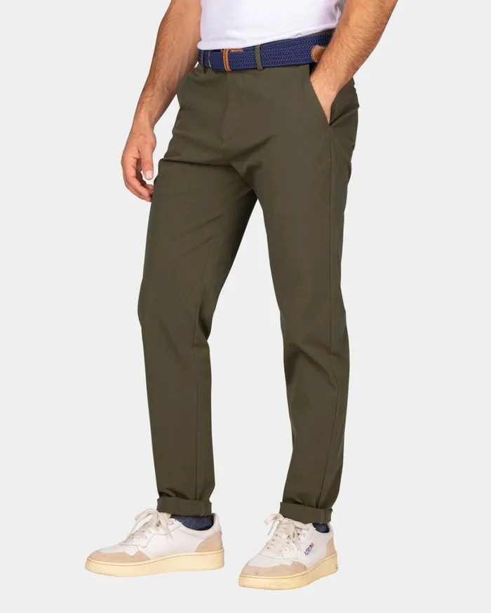 Men Trousers NZA New Zealand Auckland Dark Green Chino With Stretch 8211 Quartz Green Men Trousers NZA New Zealand Auckland Dark Green Chino With Stretch 8211 Quartz Green