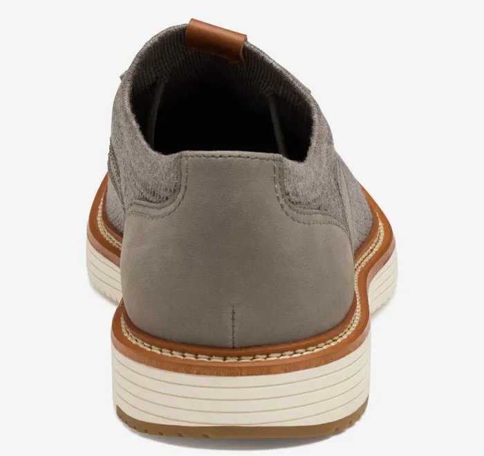Men Upton Knit Plain Toe Gray Knit JohnstonandMurphy LaceUps Men Upton Knit Plain Toe Gray Knit JohnstonandMurphy LaceUps