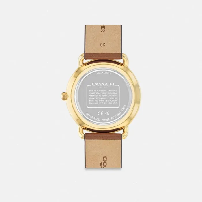 Men Watches Coach Elliot Watch 41 Mm Saddle