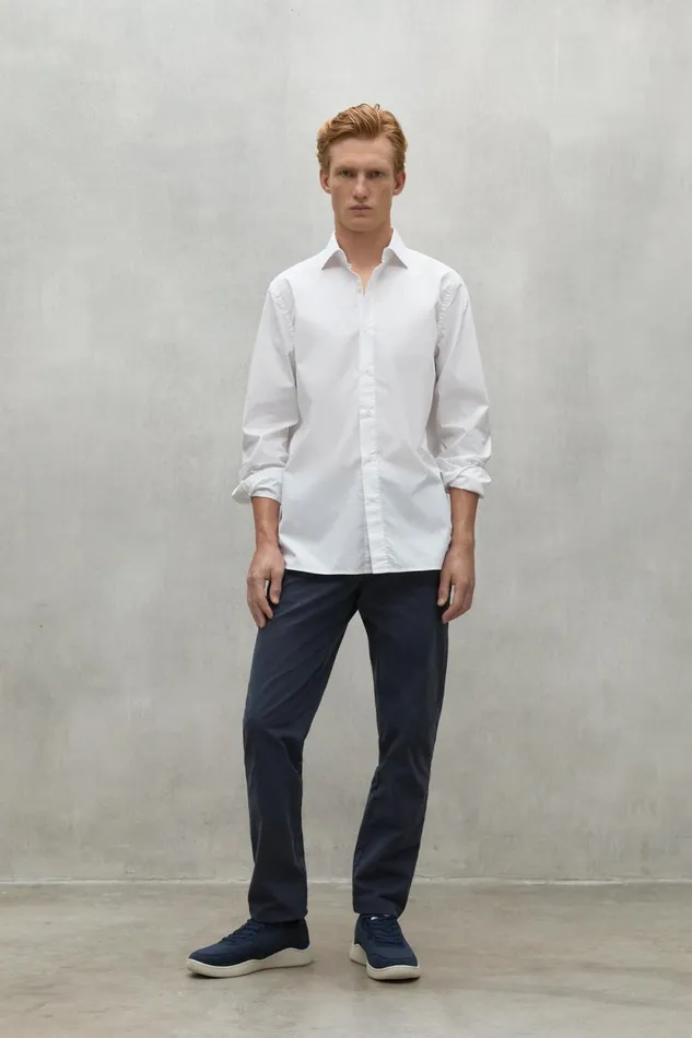 Men White Alfredo Shirt Ecoalf Shirts