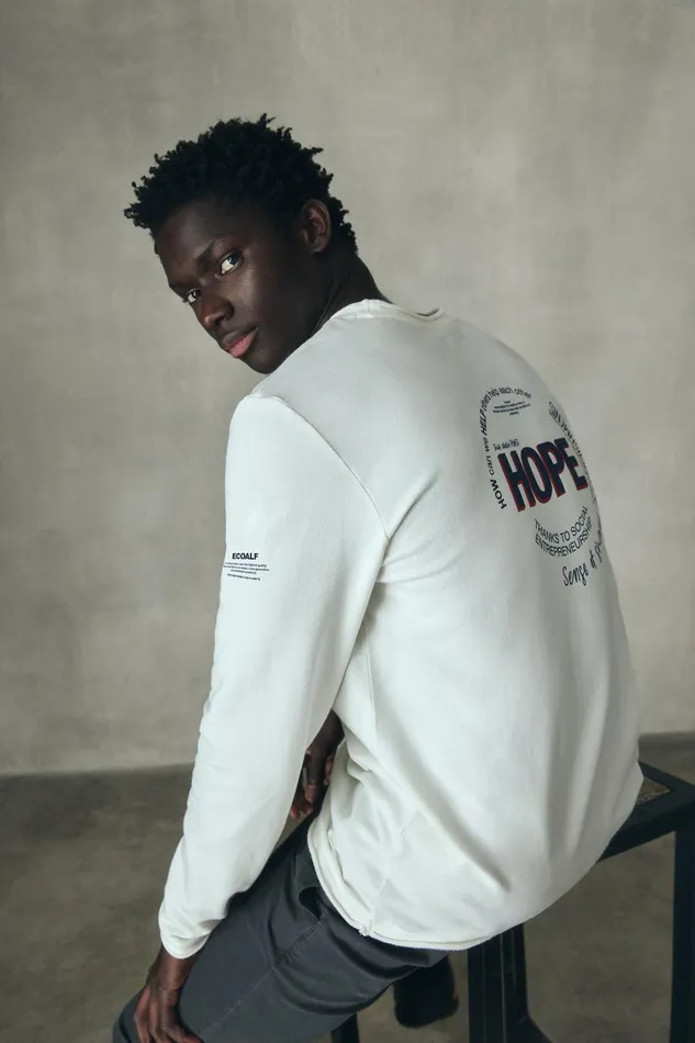 Men White Hope TShirt Ecoalf TShirts