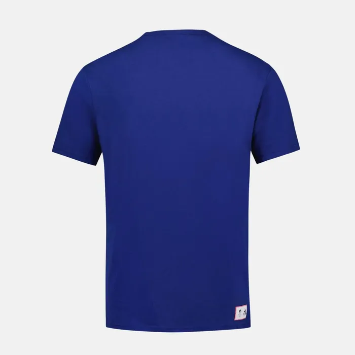 MenWomen Le Coq Sportif Tshirts And Tops Paris 2024 TShirt Blue Depths