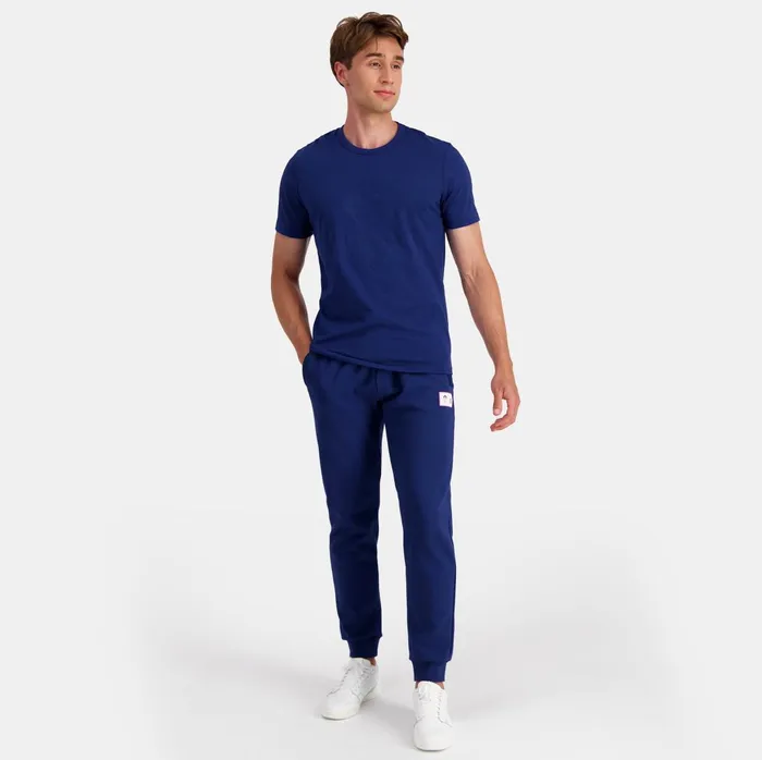 MenWomen Le Coq Sportif Tshirts And Tops Paris 2024 TShirt Blue Depths
