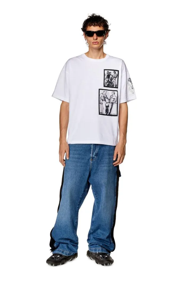MenWomen PrTNlabel23a White Diesel Tshirts