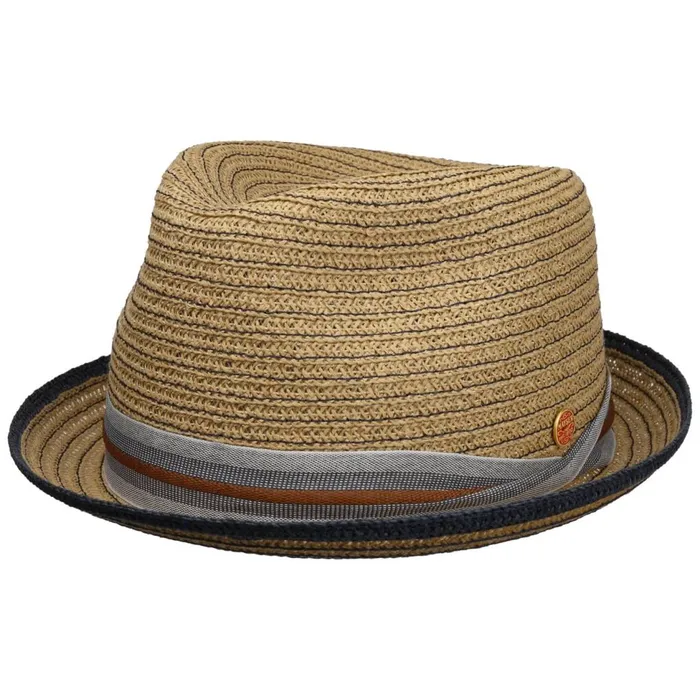 MenWomen Straw Hats Mayser Light Samu Player Straw Hat Beigeblue