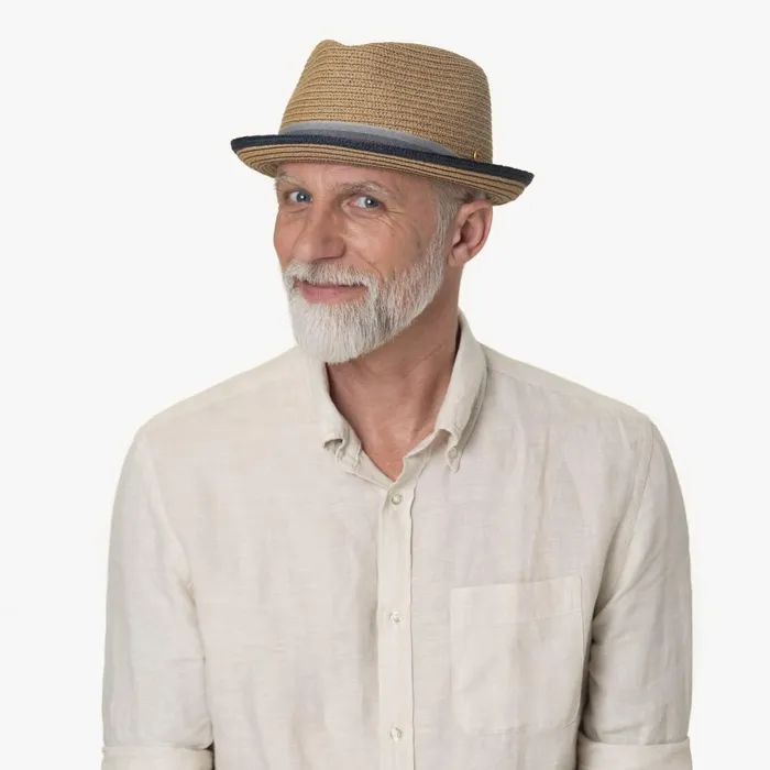 MenWomen Straw Hats Mayser Light Samu Player Straw Hat Beigeblue MenWomen Straw Hats Mayser Light Samu Player Straw Hat Beigeblue
