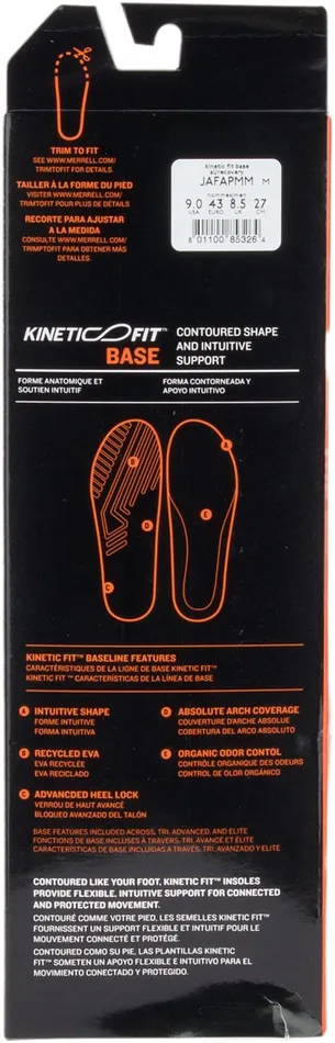 Merrell Shoe Care Women Kinetic Fit Base Al Footbed Recovery