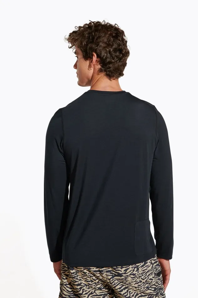 Merrell Tops Men Everyday Long Sleeve Tee With Tencel Black