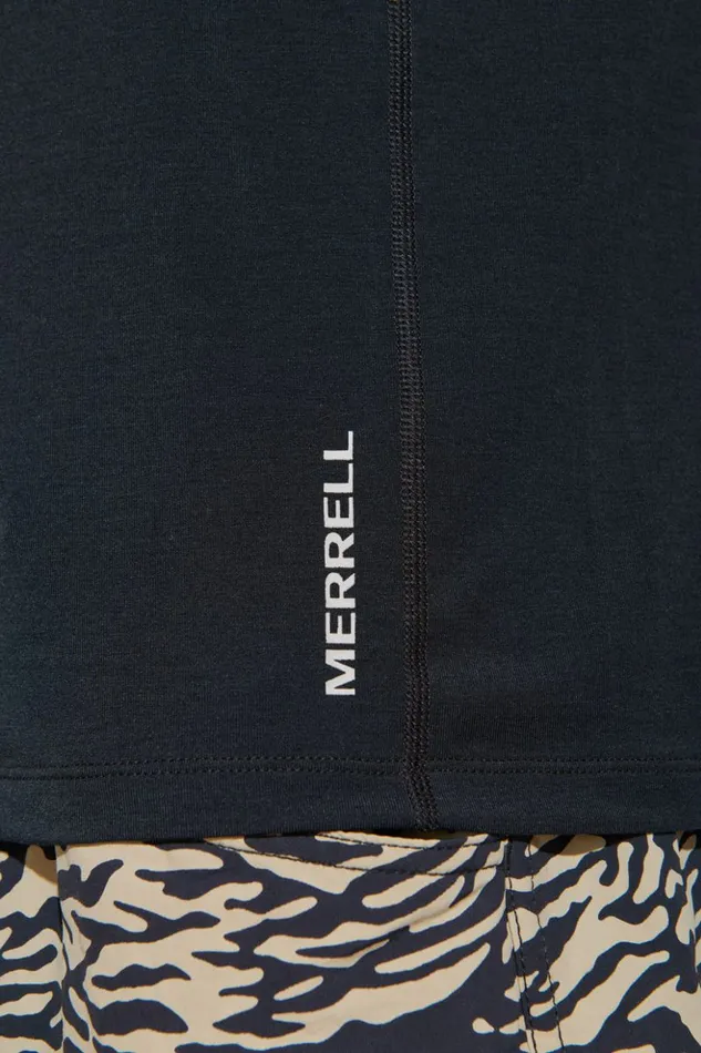Merrell Tops Men Everyday Long Sleeve Tee With Tencel Black