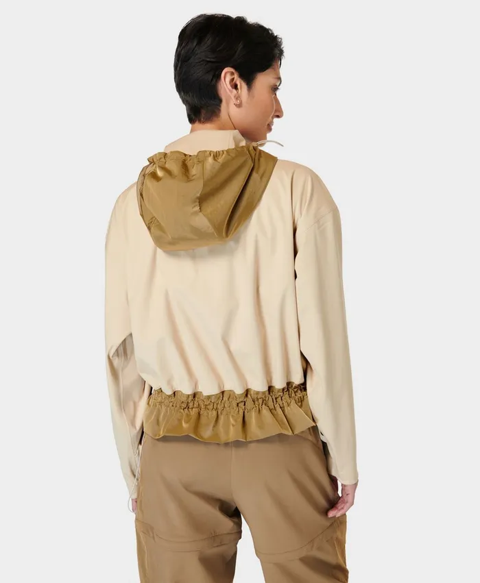Merrell Tops Women Ascend Whisper Anorak X Sweaty Betty Dove Beigeantique Copper