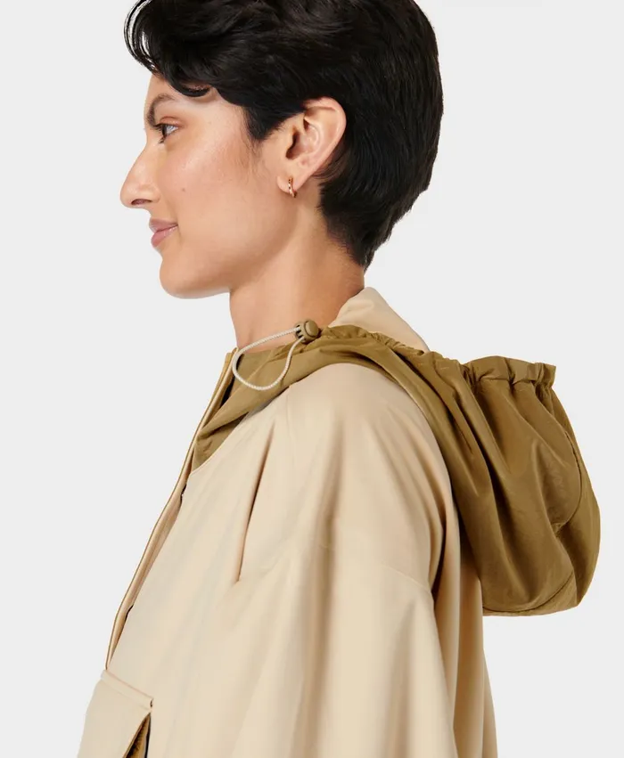 Merrell Tops Women Ascend Whisper Anorak X Sweaty Betty Dove Beigeantique Copper
