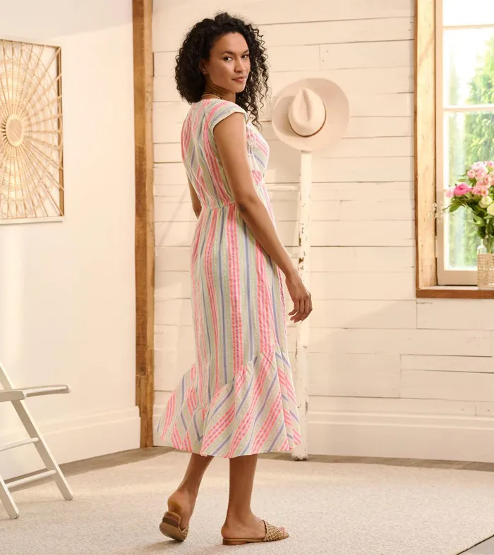 Millie Dress 8211 Miami Beach Stripes Hatley