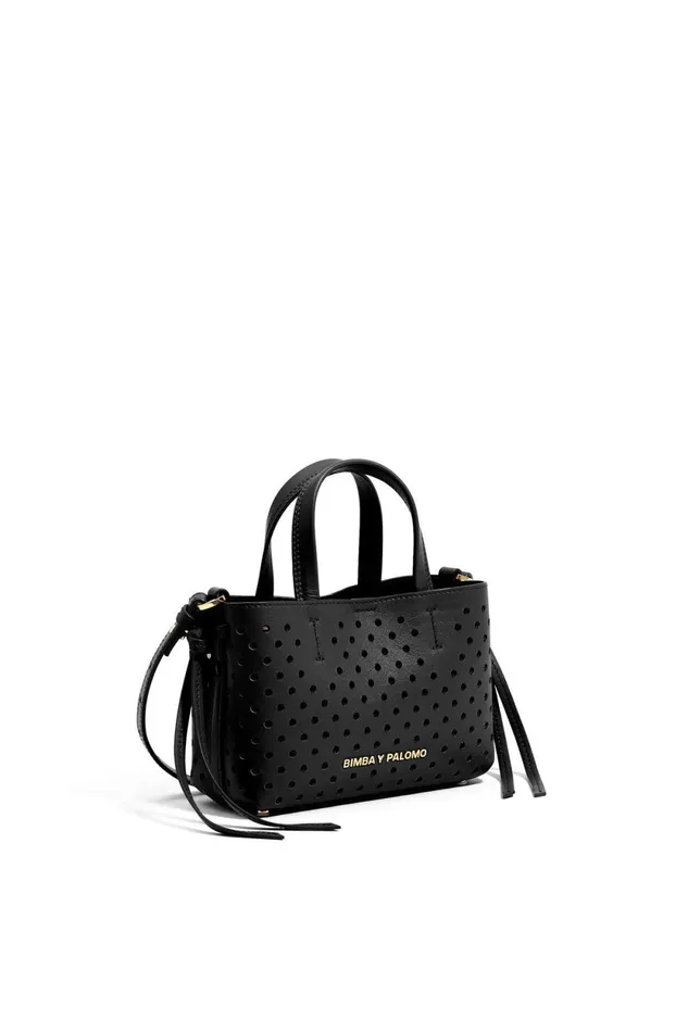 Mini Black Leather Chihuahua Bag Black Women Bimba Y Lola Bimba Y Palomo