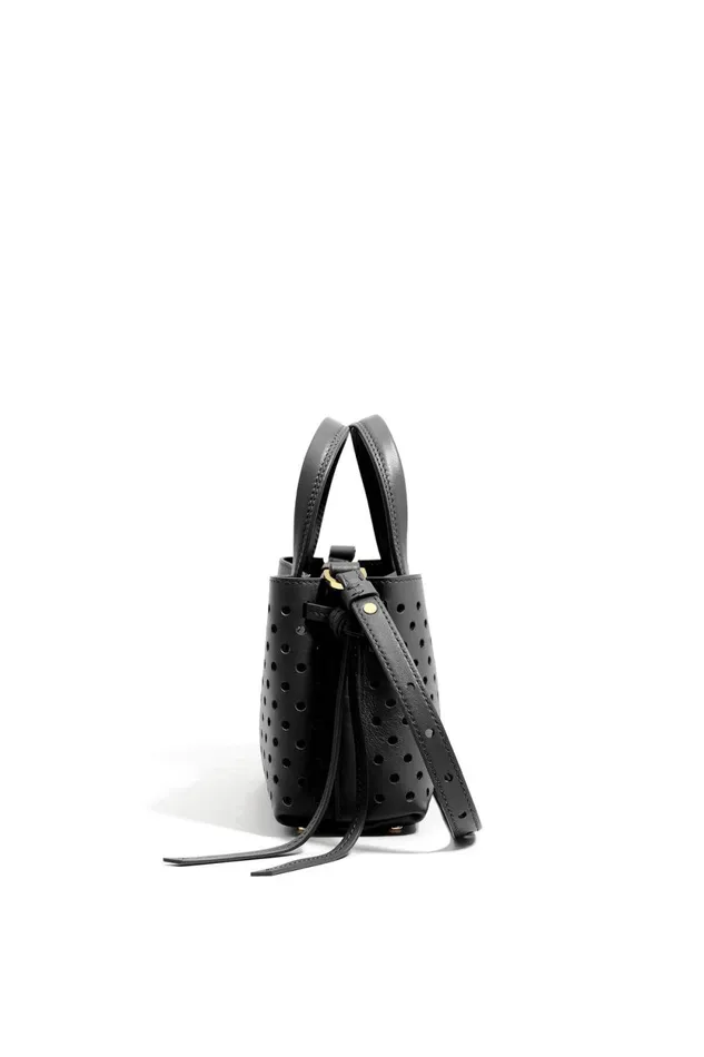 Mini Black Leather Chihuahua Bag Black Women Bimba Y Lola Bimba Y Palomo