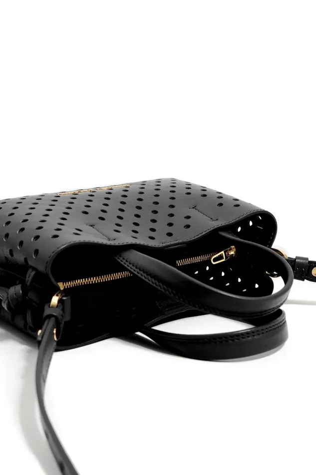 Mini Black Leather Chihuahua Bag Black Women Bimba Y Lola Bimba Y Palomo
