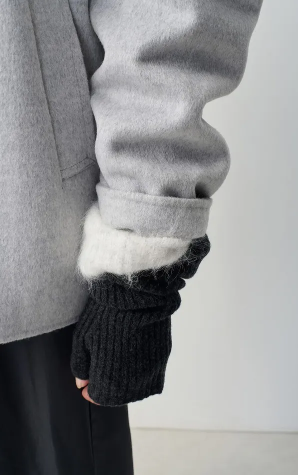 Mittens Raxow Charcoal Melange Women American Vintage Gloves Mittens Raxow Charcoal Melange Women American Vintage Gloves