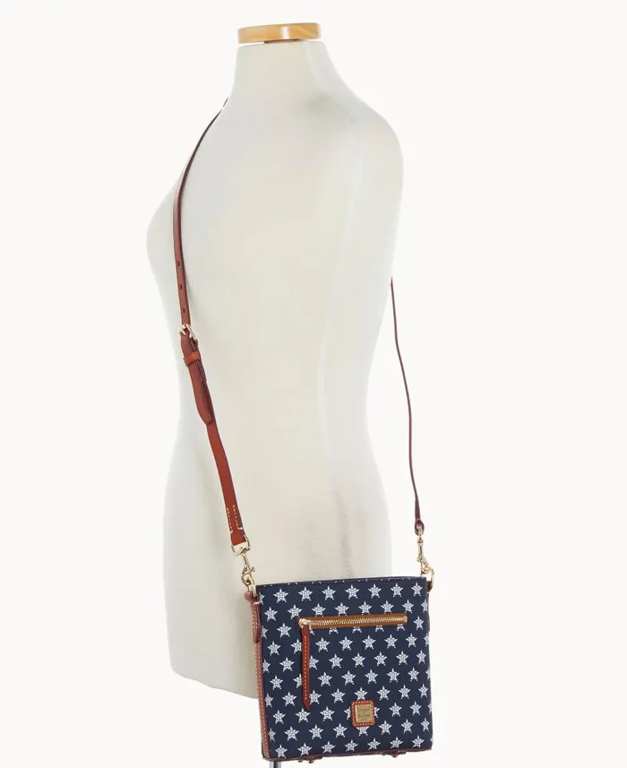 MLB Astros Small Zip Crossbody Astros Woman Dooney and Bourke Crossbodies MLB Astros Small Zip Crossbody Astros Woman Dooney and Bourke Crossbodies