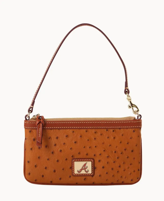 MLB Braves Large Slim Wristlet Braves ManWoman Dooney and Bourke Wallets