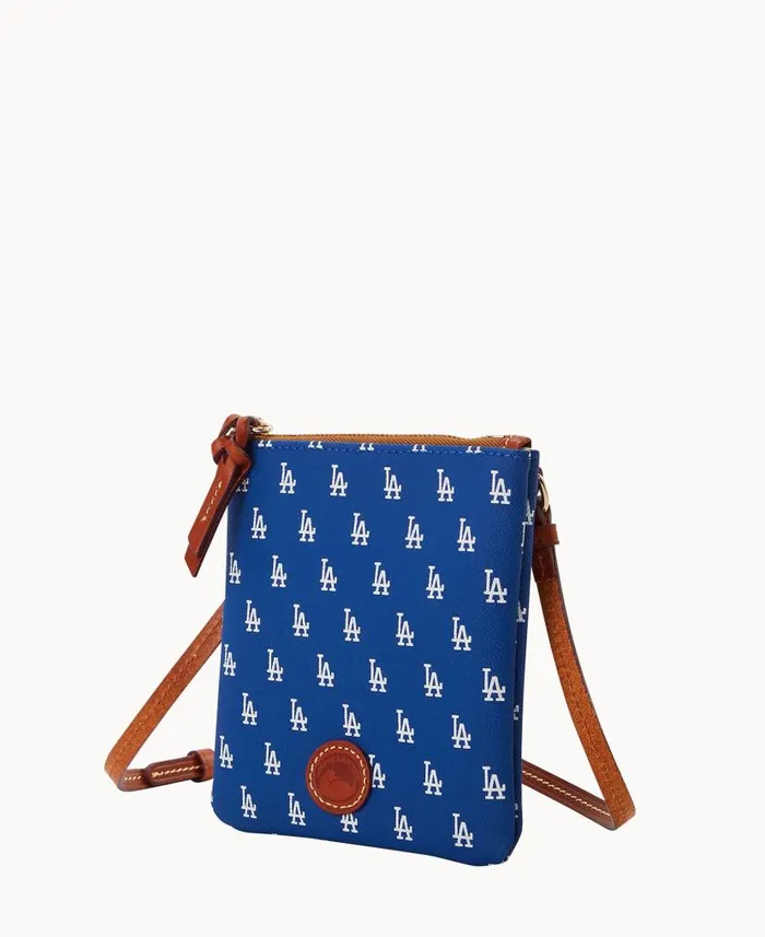 MLB Dodgers Small North South Top Zip Crossbody Dodgers Woman Dooney and Bourke Crossbodies MLB Dodgers Small North South Top Zip Crossbody Dodgers Woman Dooney and Bourke Crossbodies