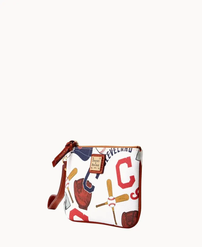 MLB Indians Stadium Wristlet Indians ManWoman Dooney and Bourke Wallets MLB Indians Stadium Wristlet Indians ManWoman Dooney and Bourke Wallets
