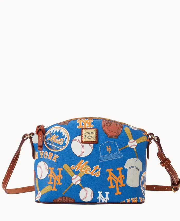 MLB Mets Suki Crossbody Mets Woman Dooney and Bourke Crossbodies