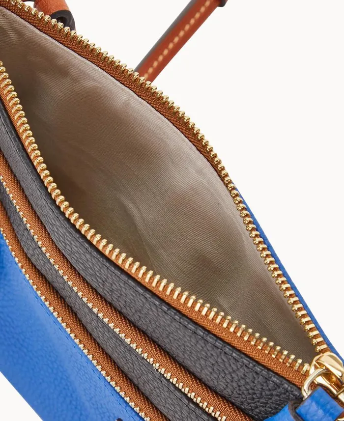 MLB Rangers Triple Zip Crossbody Rangers Woman Dooney and Bourke Crossbodies MLB Rangers Triple Zip Crossbody Rangers Woman Dooney and Bourke Crossbodies