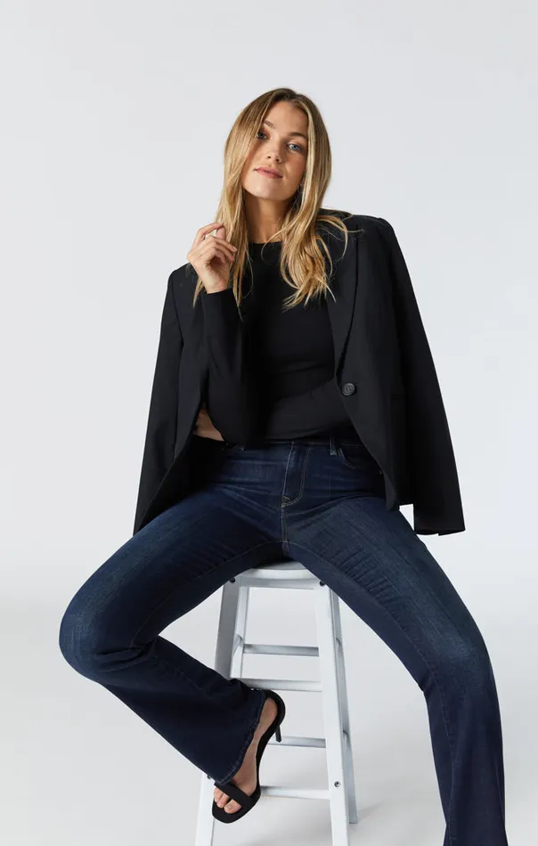 Molly Mid Rise Bootcut In Deep Supersoft Women Mavi Jeans Denim