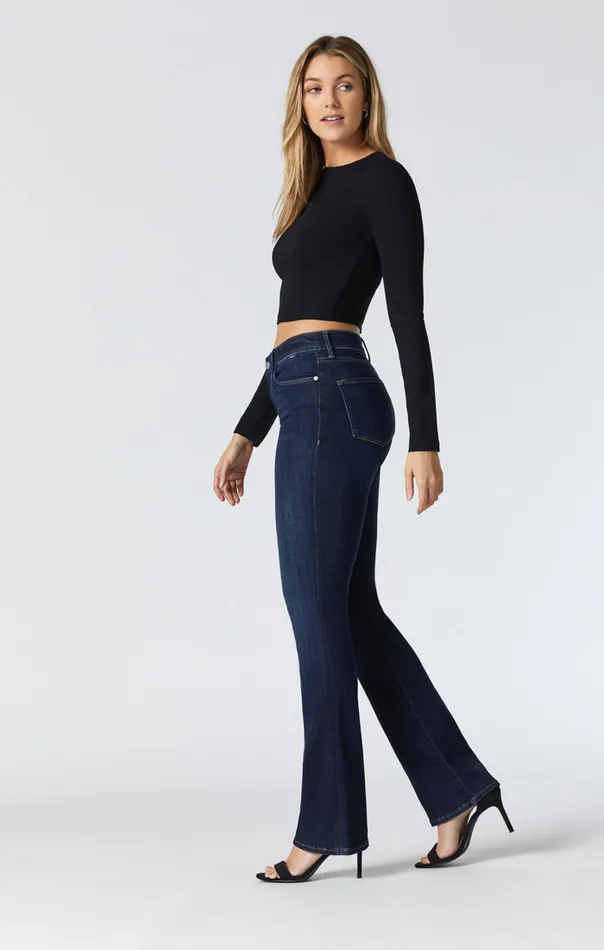 Molly Mid Rise Bootcut In Deep Supersoft Women Mavi Jeans Denim Molly Mid Rise Bootcut In Deep Supersoft Women Mavi Jeans Denim
