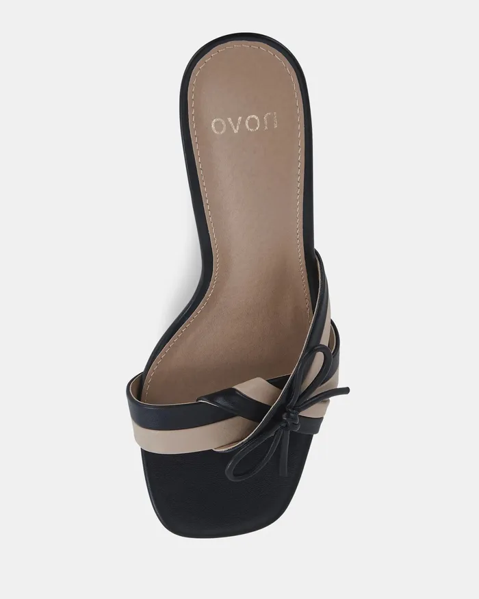 Mules LAGO Sand Open Toe Heels NOVO Shoes Women