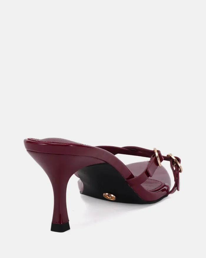 Mules NOVO Shoes Women VALKYRIE DEEP RED PATENT Mules