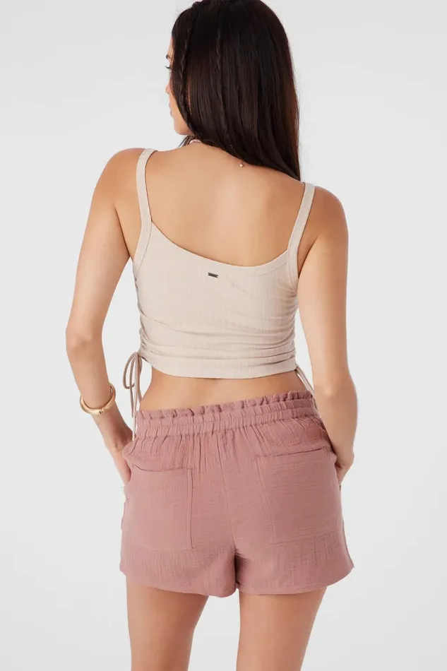 NADIA RIB KNIT TANK TOP Cement Women O039NEILL Collections