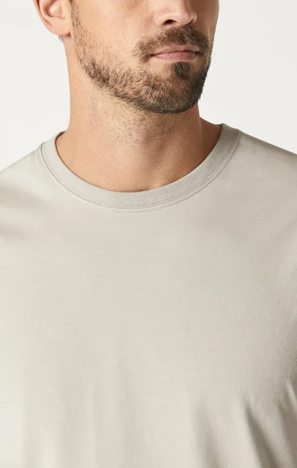 Natural Dyed TShirt In Silver Lining Men Mavi Jeans TShirts Natural Dyed TShirt In Silver Lining Men Mavi Jeans TShirts
