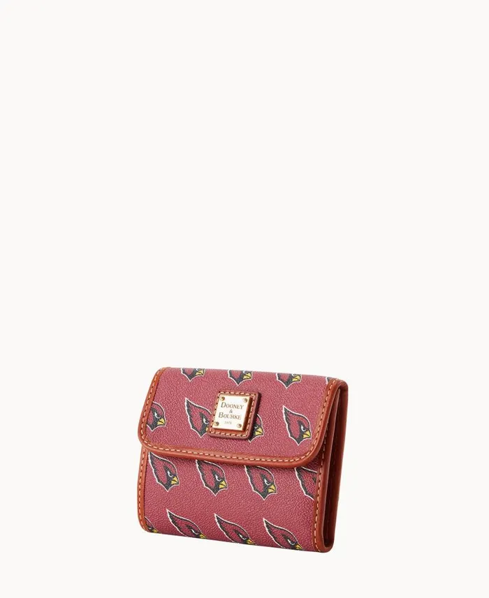 NFL AZ Cardinals Flap Credit Card Wallet Cardinals ManWoman Dooney and Bourke Wallets NFL AZ Cardinals Flap Credit Card Wallet Cardinals ManWoman Dooney and Bourke Wallets