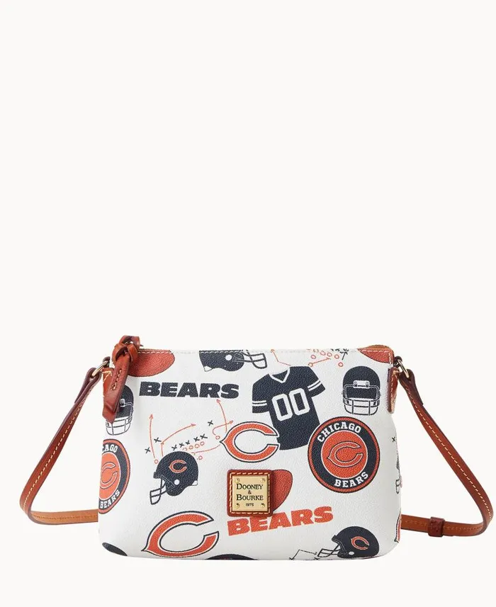 NFL Bears Crossbody Pouchette Bears Woman Dooney and Bourke Crossbodies