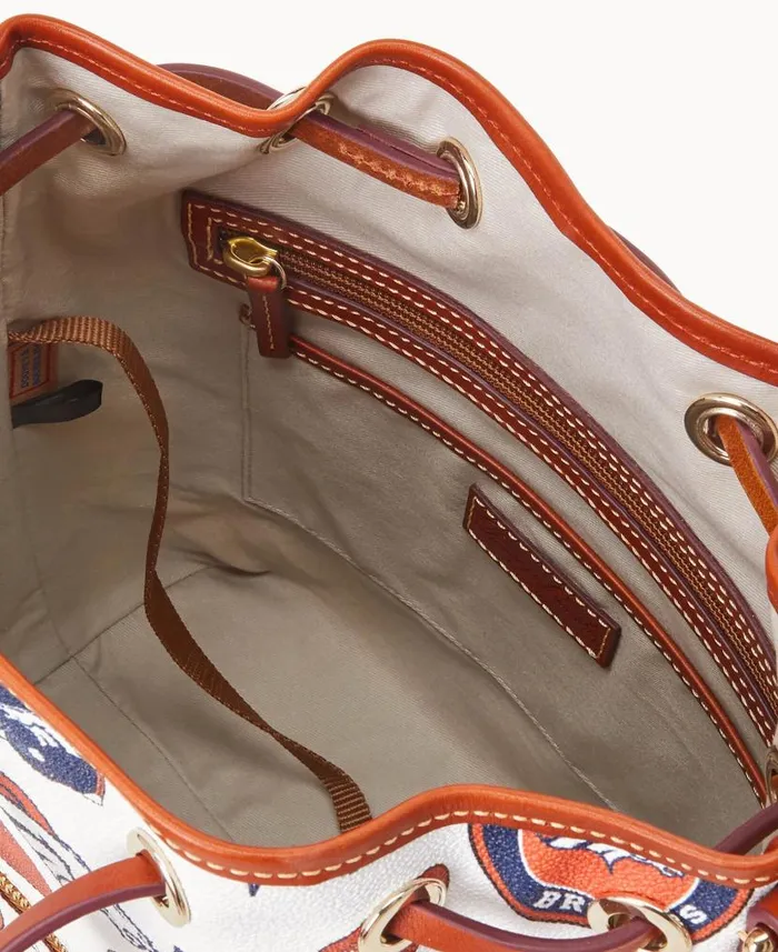 NFL Broncos Drawstring Broncos Woman Dooney and Bourke Shoulder Bags NFL Broncos Drawstring Broncos Woman Dooney and Bourke Shoulder Bags